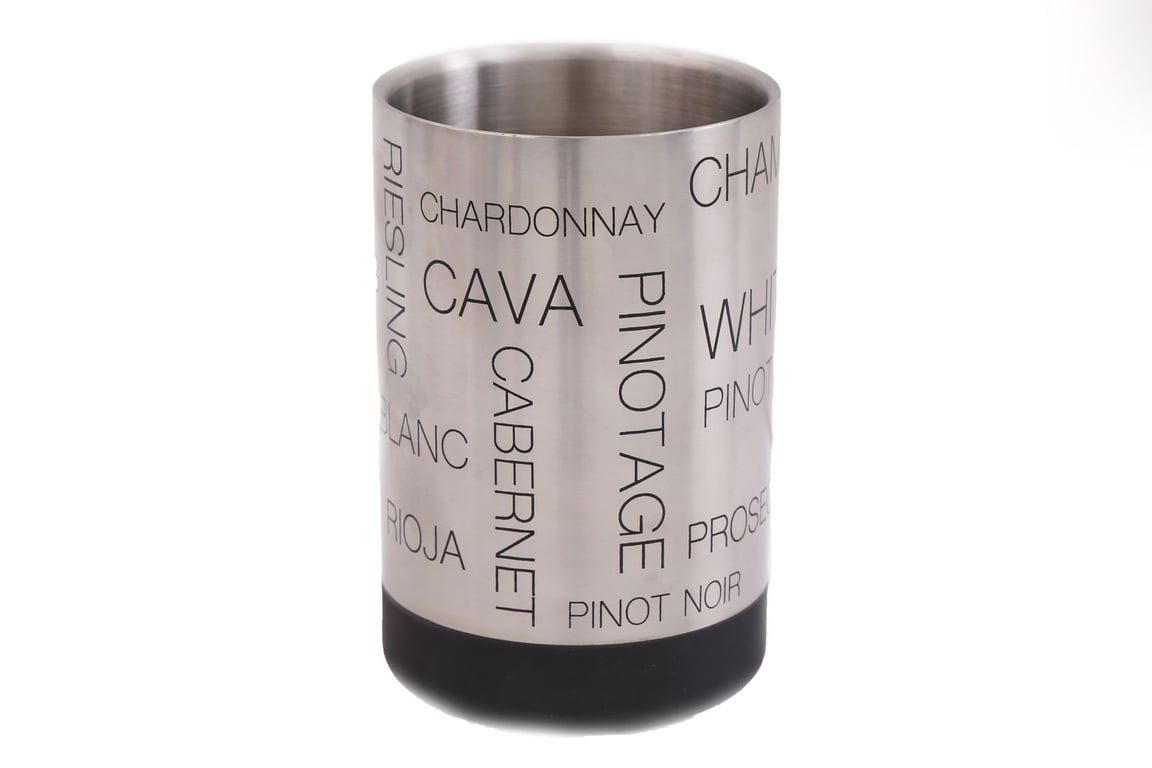 Stainless Steel Wine Cooler with Double Walled Insulation and Anti-Slip Base