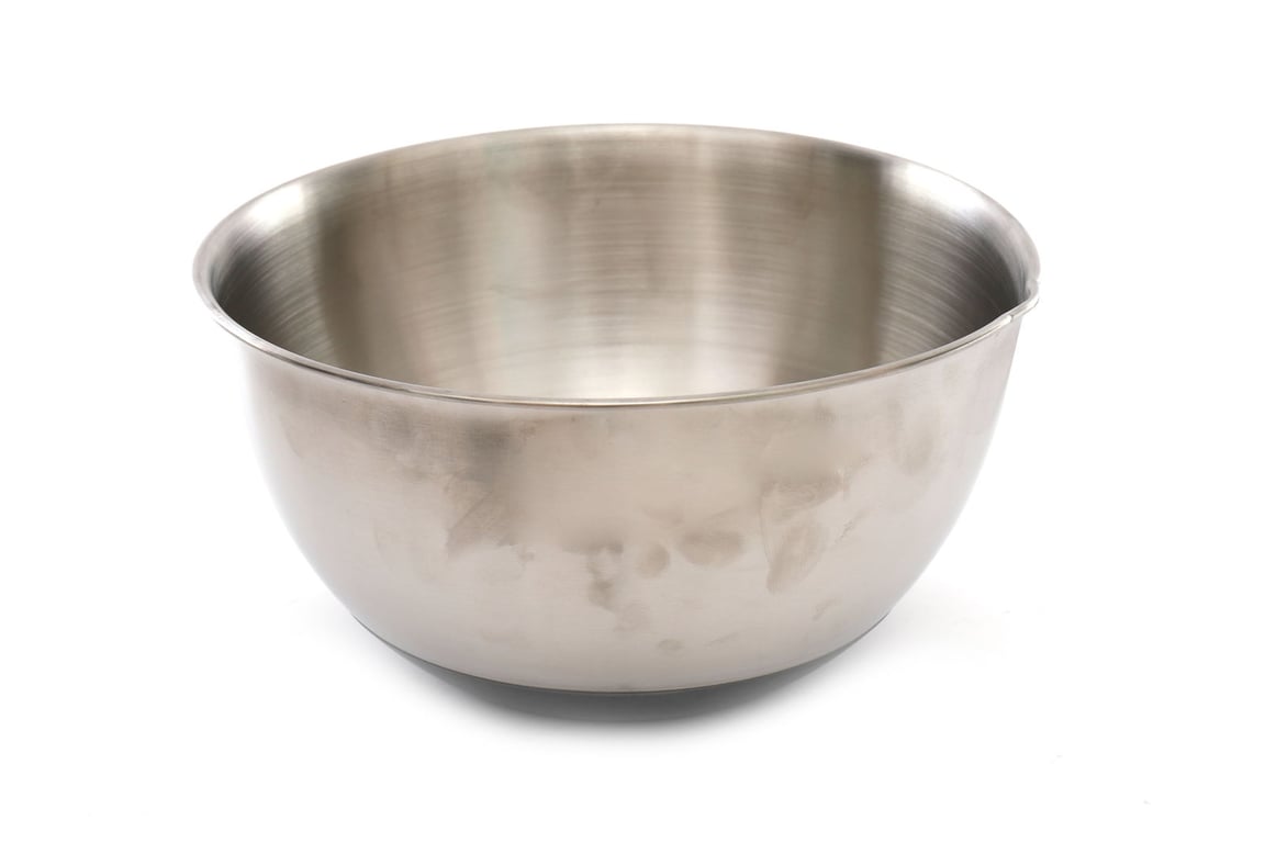 Stainless Steel 3L Measuring Bowl with Non-Slip Base and Internal Measurements