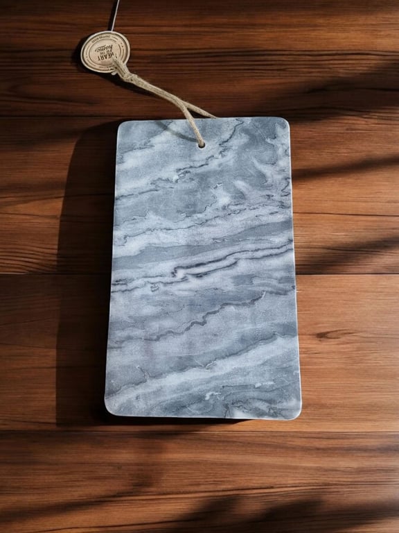 Grey Marble Chopping Board - High Quality 40x24cm Kitchen Cutting Board