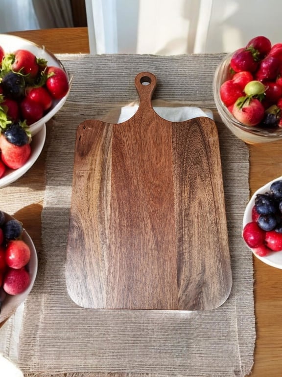 Solid Wood Large Chopping Board 50x30cm - High Quality Stylish Cutting Board