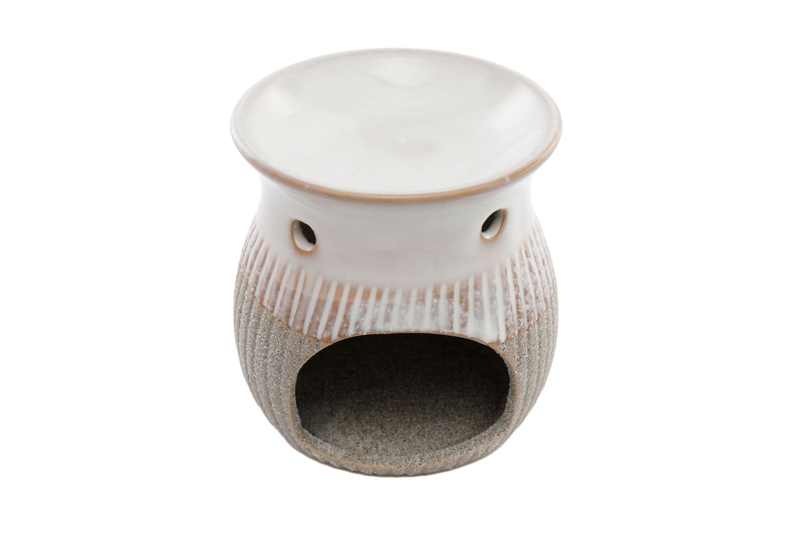 Grey Sandstone Oil/Wax Burner - Essential Oil Diffuser & Home Fragrance Lamp