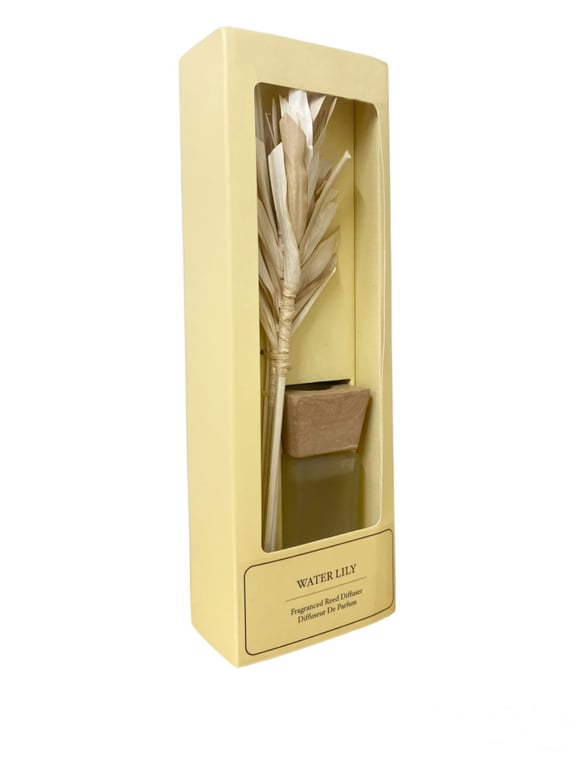 Water Lily Luxury 100ml Reed Diffuser - Fresh Home Fragrance in Gift Box