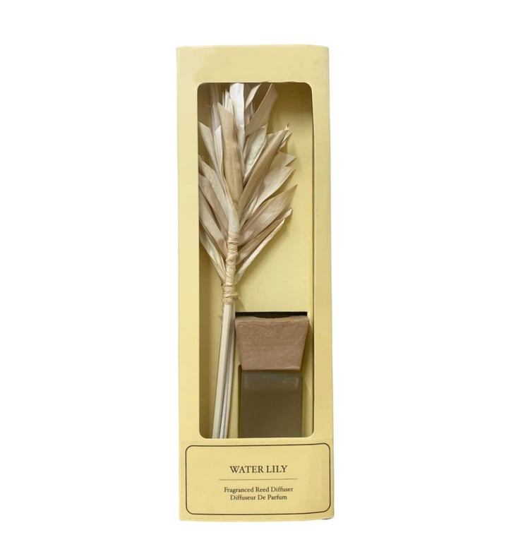 Water Lily Luxury 100ml Reed Diffuser - Fresh Home Fragrance in Gift Box