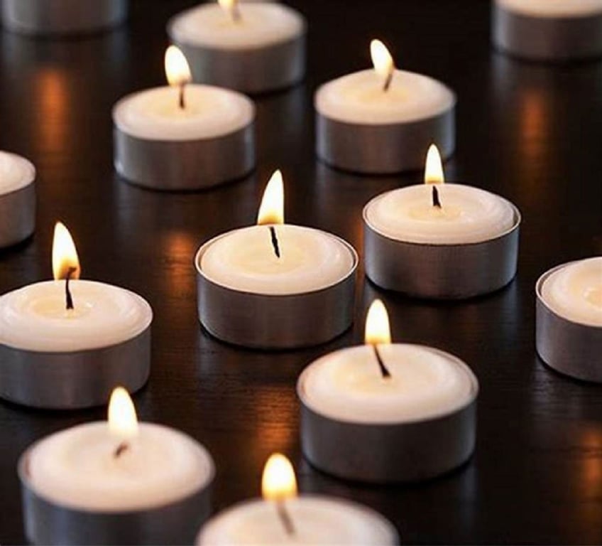 Olive Grove Gift Boxed Scented Tea Light Candles - Paraffin Wax Home Fragrance