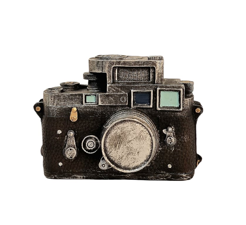 Retro Camera Design Money Box - 18cm Statement Piece Home Decor
