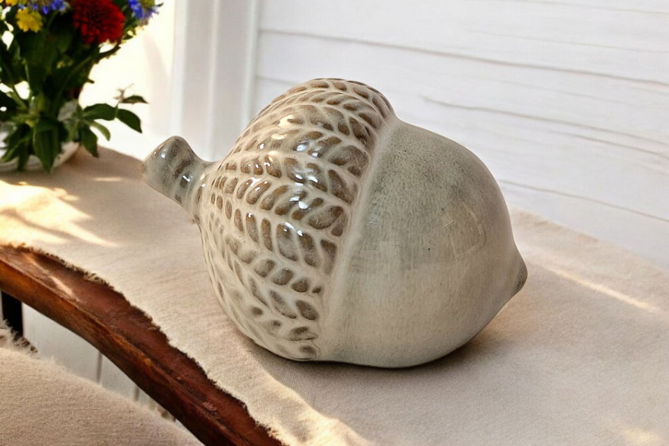 Ceramic Acorn Ornament - Beautiful Home Decor for Fall Season