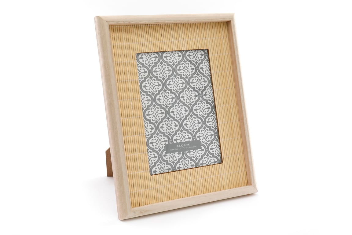 Bamboo Photo Frame 5x7 - Simple Contemporary Wooden Display