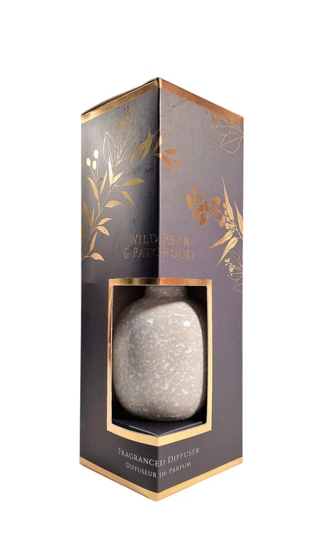 Synergy Ceramic Diffuser - Wild Pear Patchouli 100ml Scented Home Decor Gift