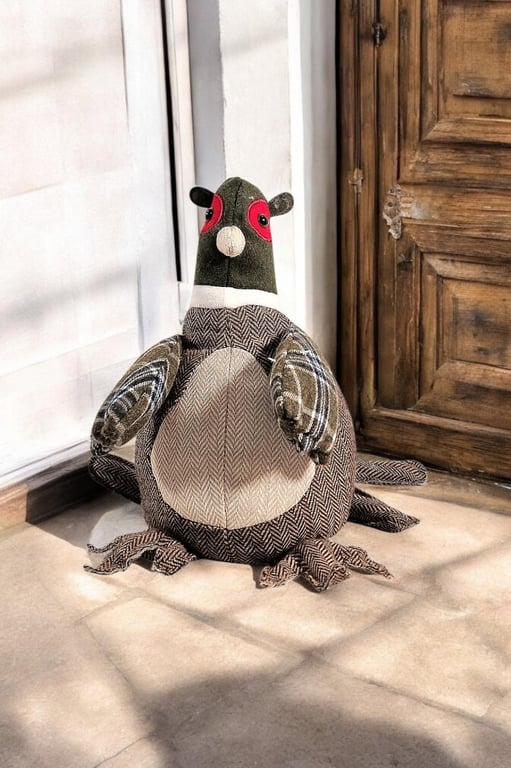 Fabric Pheasant Animal Door Stop - Home Decor and Furniture