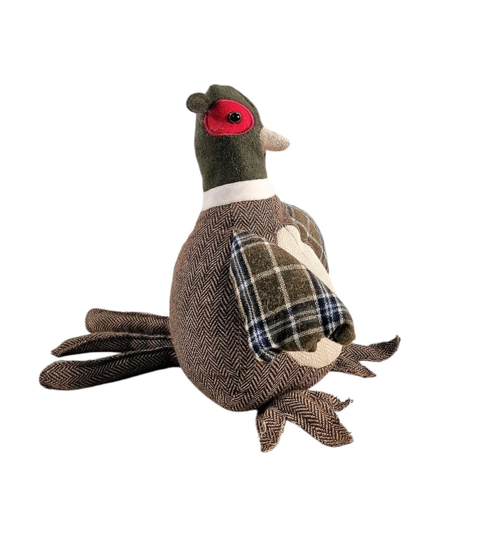 Fabric Pheasant Animal Door Stop - Home Decor and Furniture