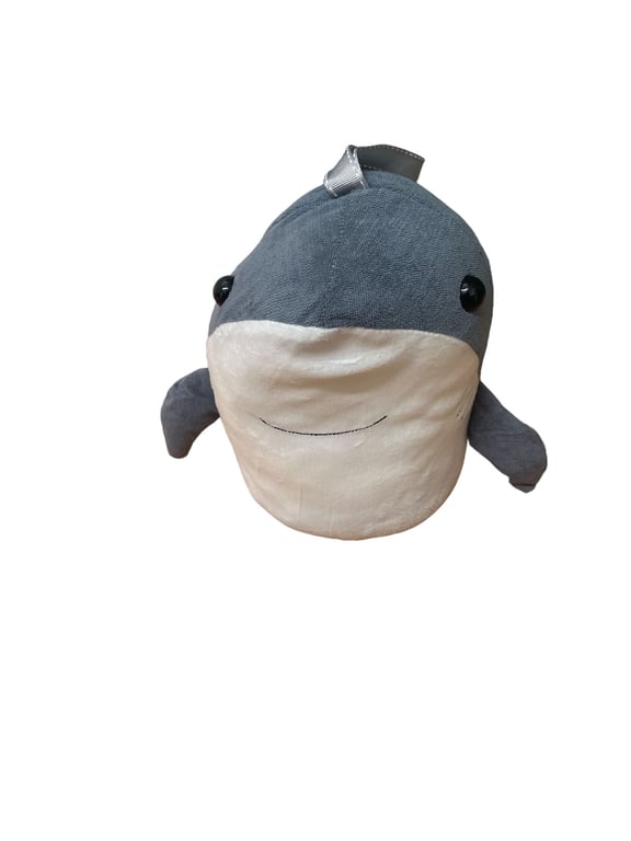 Grey Shark Door Stop - Aquatic Charm and Secure Door Positioning