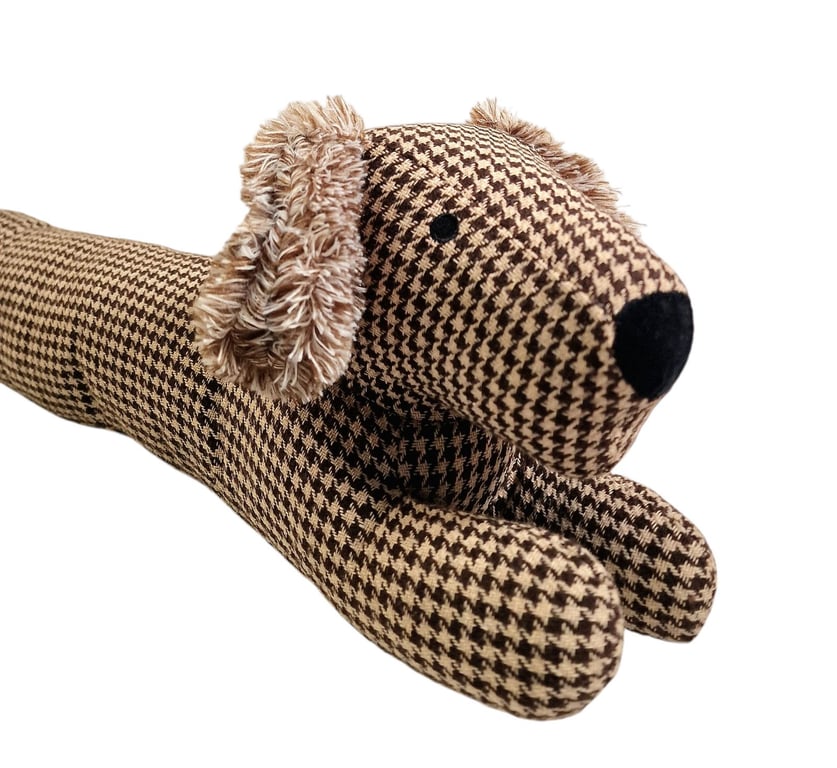 Brown Sausage Dog Draught Excluder - 85cm Home Decor Pet Inspired