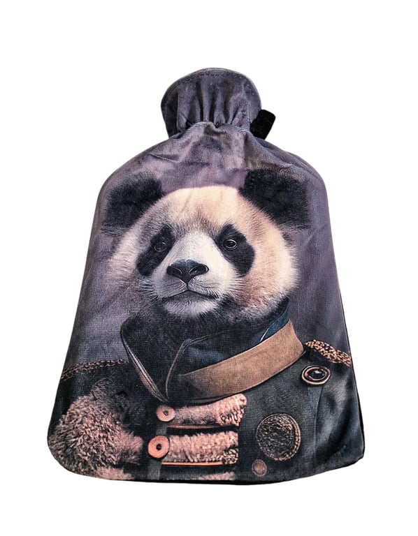 Jungle Animal Hot Water Bottle Set of 3 - Natural Rubber & Cozy Home Decor