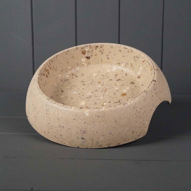 Earthy Pet Bowl Made with Sustainable Coffee Husk - Vegan Friendly & Eco-Friendly