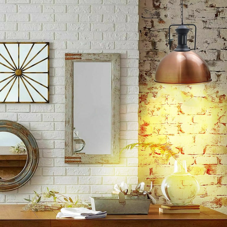 Modern Fashion Industrial Metal Shade Pendant Light with E27 Base and Bulb Included
