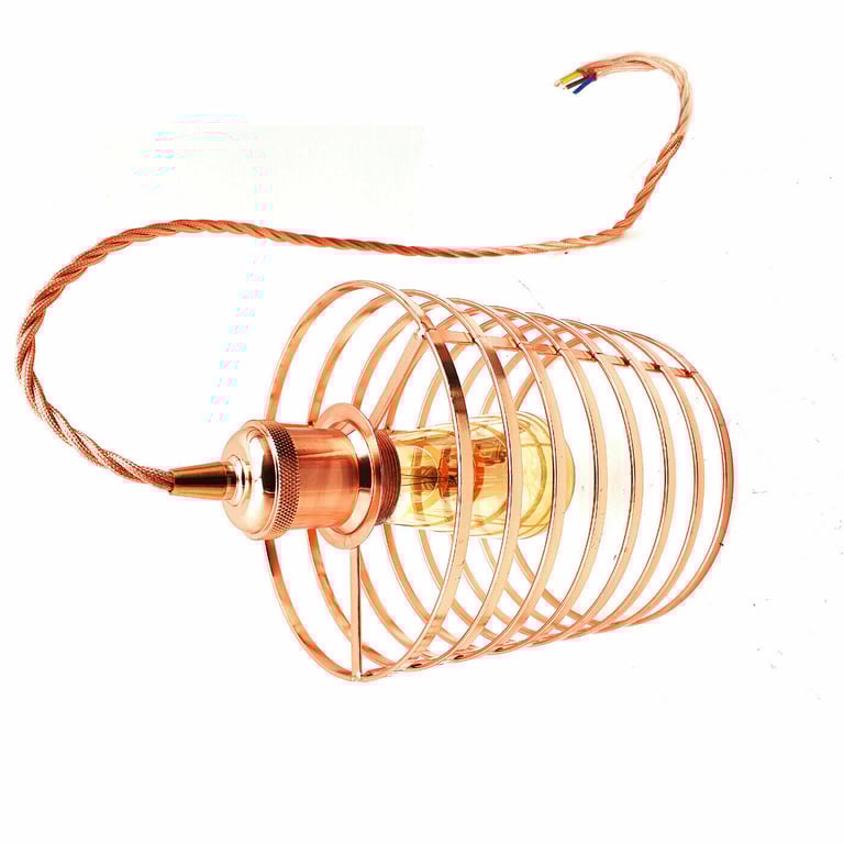 Modern Chandelier Rose Gold Pendant Light - E27 Bulb Compatible Home Decor Lighting