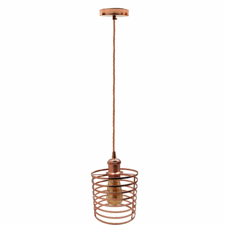 Modern Chandelier Rose Gold Pendant Light - E27 Bulb Compatible Home Decor Lighting