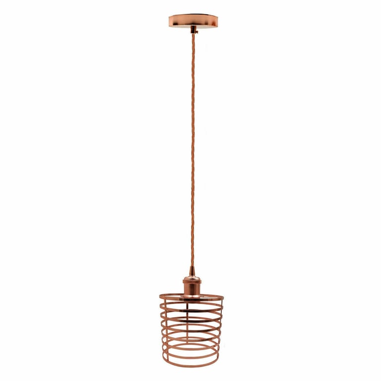 Modern Chandelier Rose Gold Pendant Light - E27 Bulb Compatible Home Decor Lighting