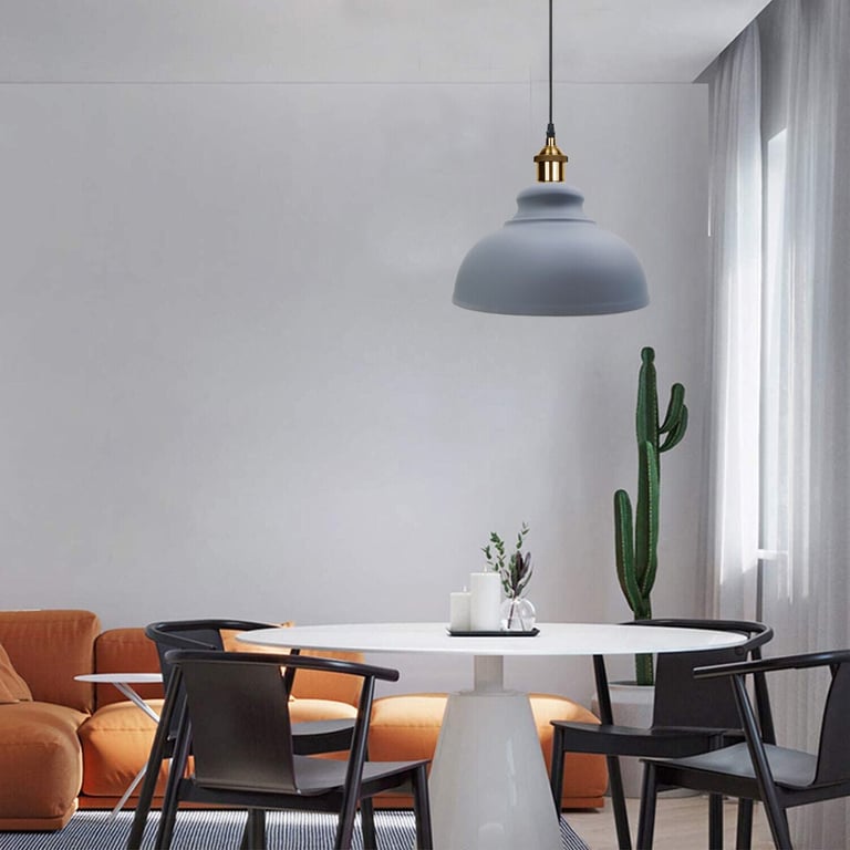 Retro Pendant Light Shade - Modern Industrial Ceiling Lighting for Loft and Kitchen Island