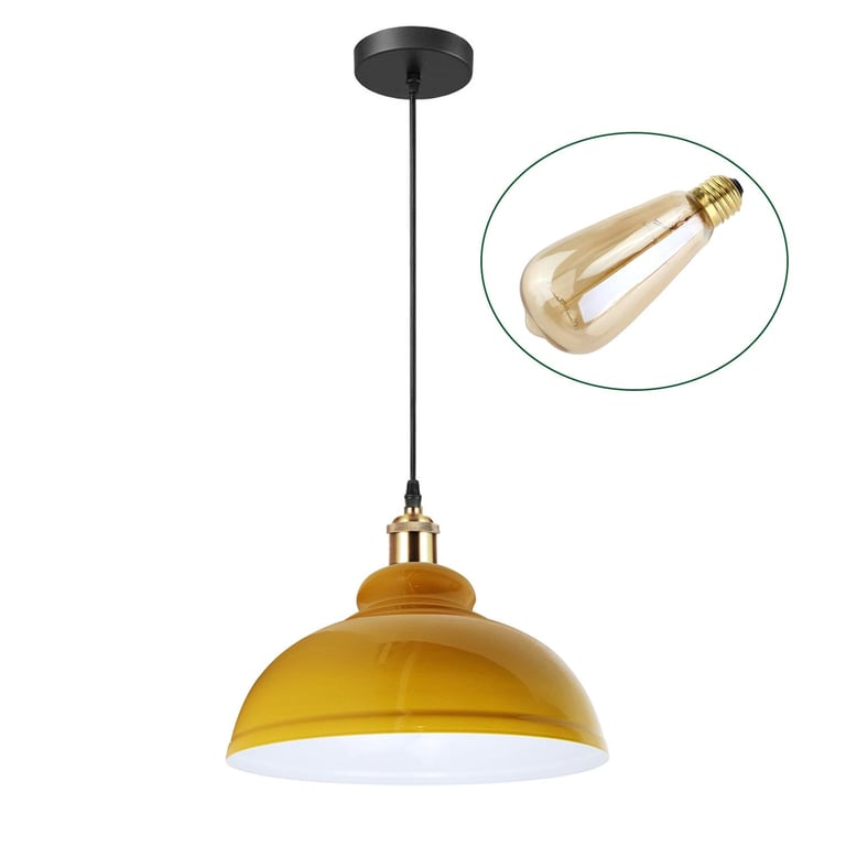 Retro Pendant Light Shade - Industrial Ceiling Lighting for Modern Townhouses & Restaurants