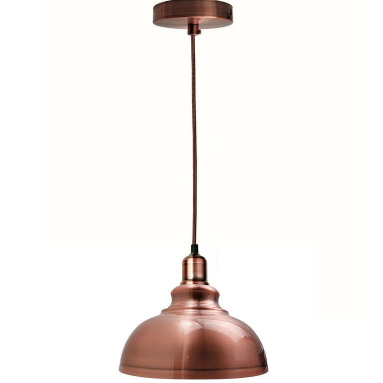 Vintage Industrial Modern Ceiling Pendant Light - Adjustable Loft Lampshade with E27 Compatibility & Warm Romantic Atmosphere