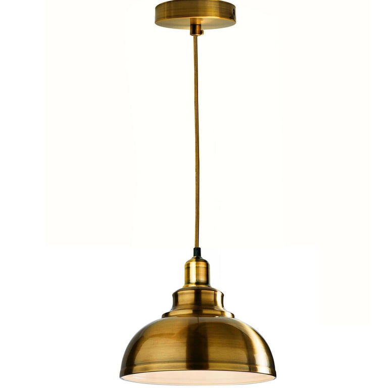 Vintage Industrial Modern Ceiling Pendant Light Loft Style Lampshade - E27 Compatible, Warm Romantic Atmosphere