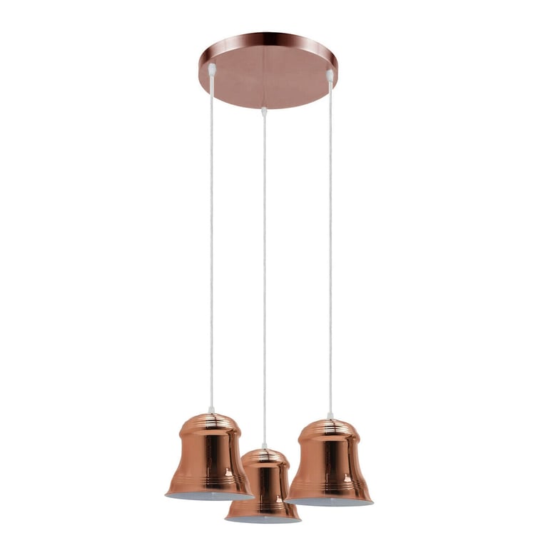 Vintage Industrial 3 Head E27 Hanging Modern Ceiling Pendant Light Lamp Shade