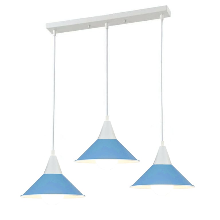 Modern 3-Head Chandelier Pendant Light - E27 Lamp Base, Home Decorating, Warm Atmosphere