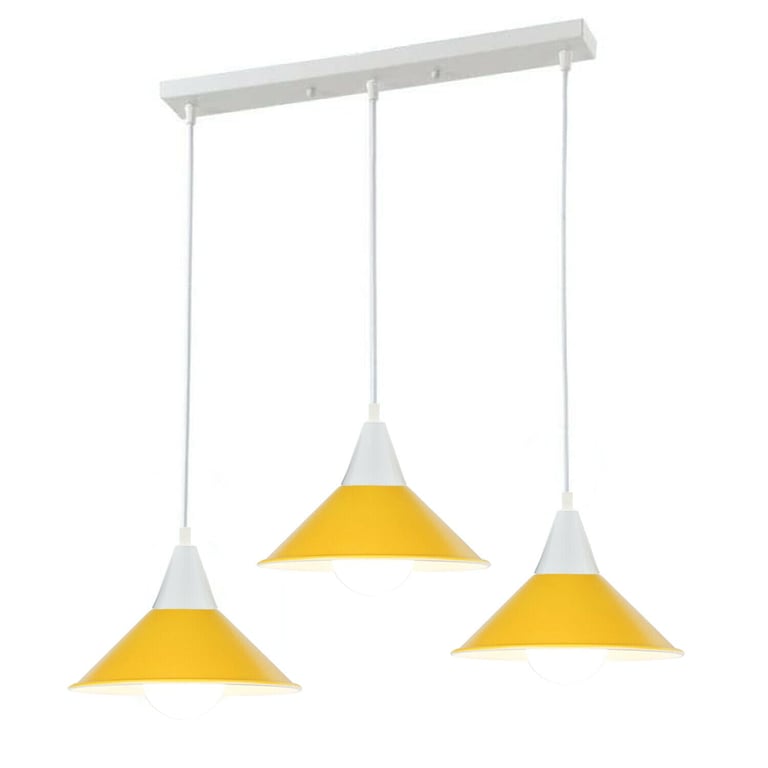 Modern 3-Head Chandelier Pendant Lamp Shade - E27 Base, Warm Home Decor Ceiling Light