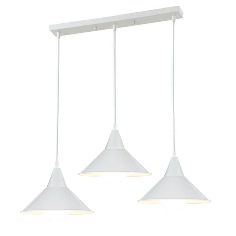 Modern 3 Head Chandelier Pendant Light Shade with E27 Lamp Base - Home Decoration Lighting Solution