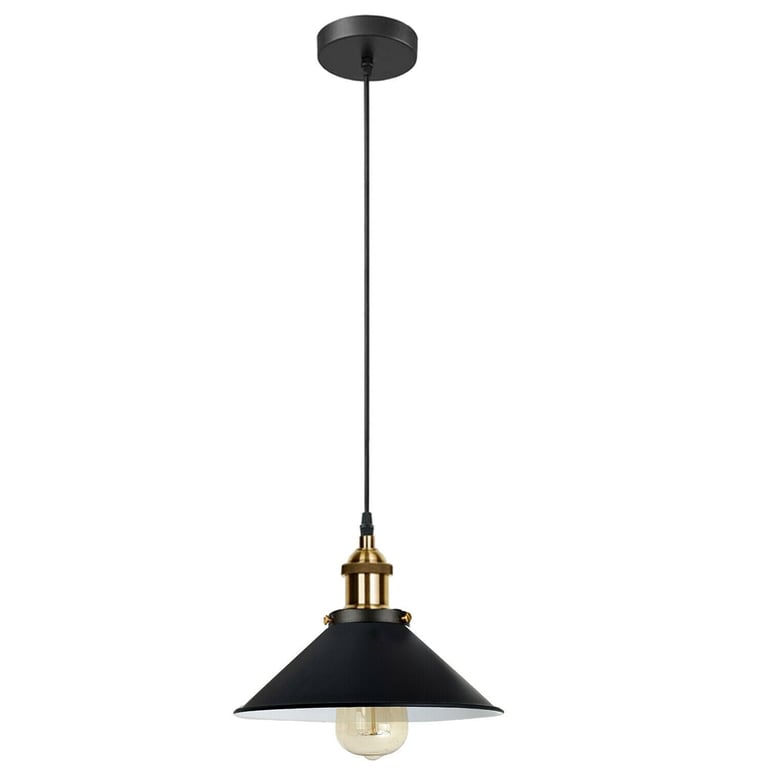 Vintage E27 Industrial Pendant Light Bulb Holder - Warm Home Decor Lighting Solution