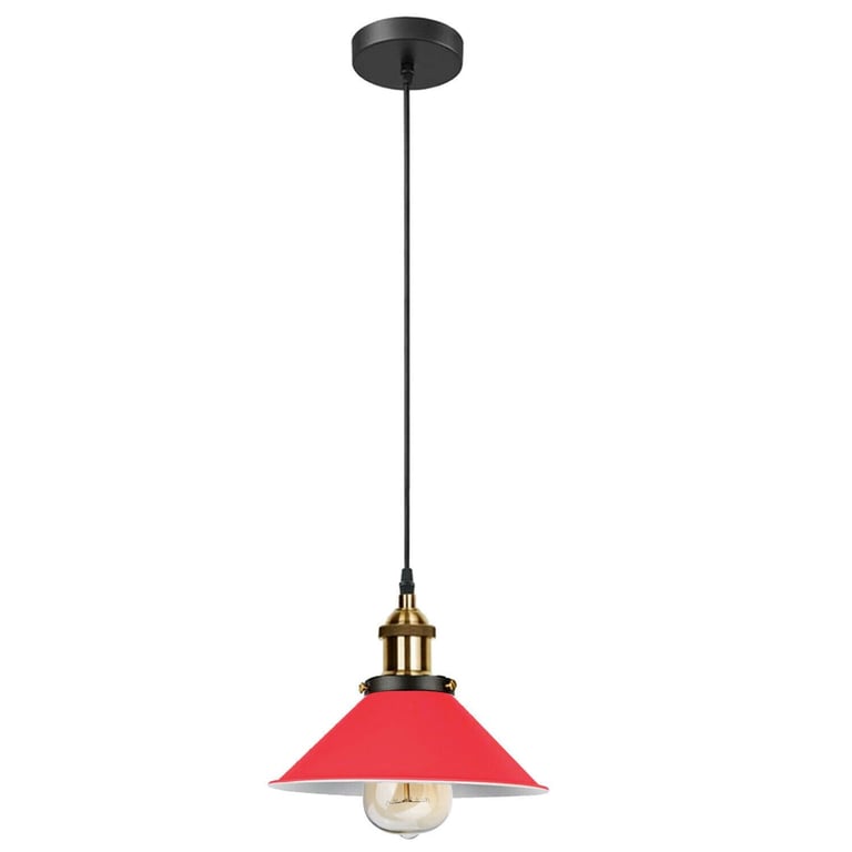 Vintage Industrial Pendant Light E27 Bulb Holder Home Decor Lighting