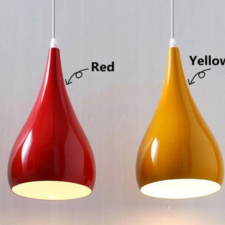 Vintage Teardrop Adjustable E27 Pendant Lighting - Retro Home Decor Light Fixture