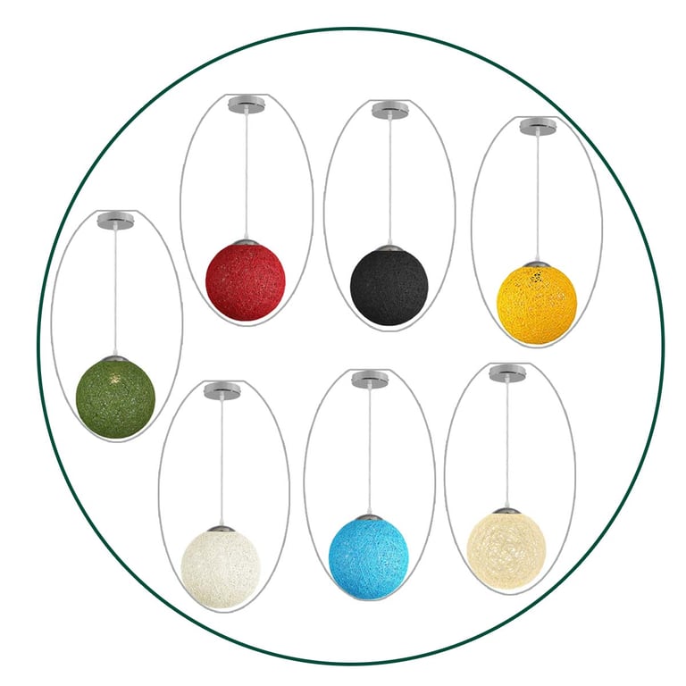 Modern Wicker Rattan Lampshade E27 Ceiling Pendant Light Decoration