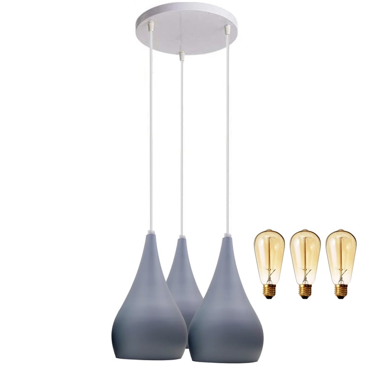 3 Head Cluster Pendant Light - Modern Ceiling Lamp Decor