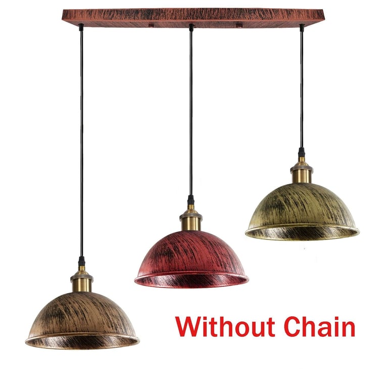 Dome Shape Hanging Light - Warm Ambiance Above Kitchen Island Lighting