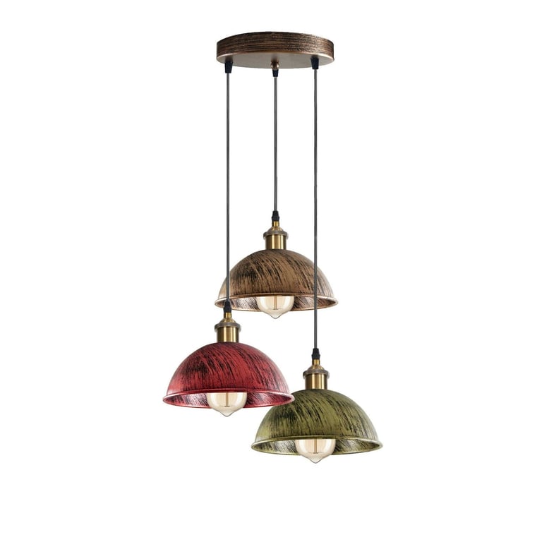 Dome Shape Hanging Light - Warm Ambiance Above Kitchen Island Lighting
