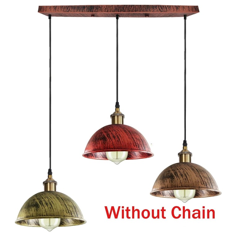 Dome Shape Hanging Light - Warm Ambiance Above Kitchen Island Lighting