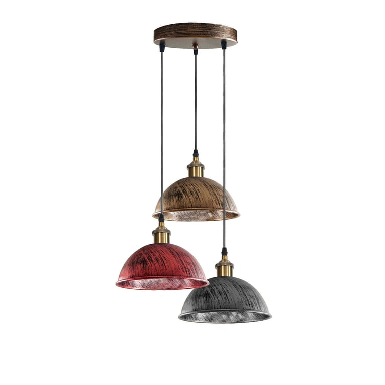 Dome Shape Hanging Light - Warm Ambiance Above Kitchen Island Lighting