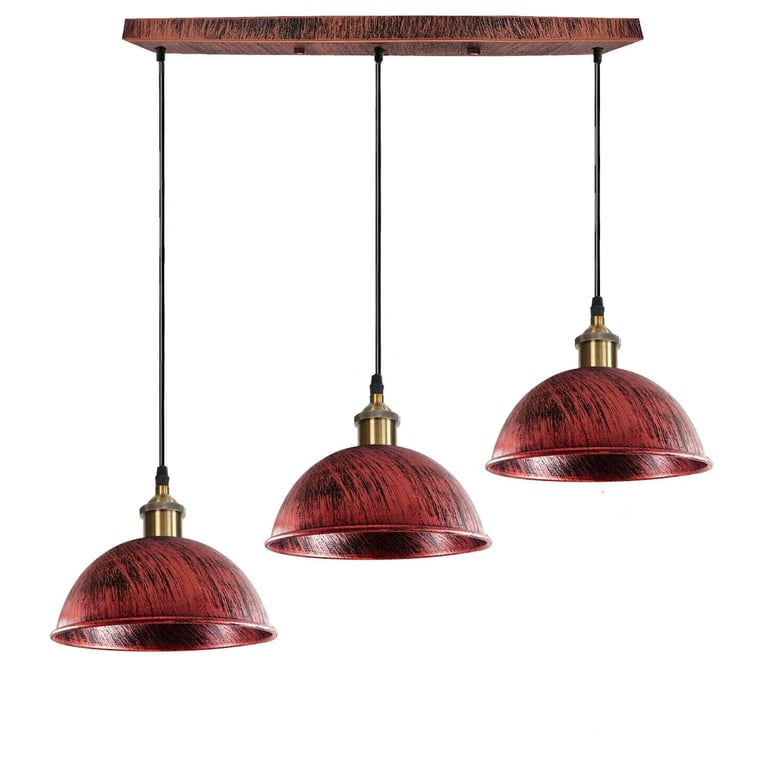 Dome Shape Hanging Light - Warm Ambiance Above Kitchen Island Lighting