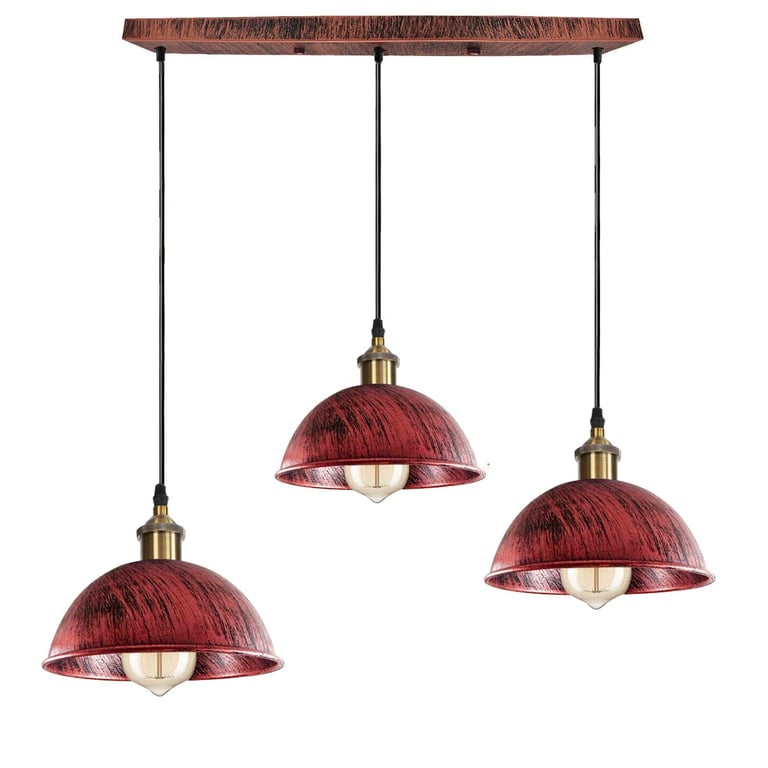 Dome Shape Hanging Light - Warm Atmosphere Home Decor Lighting for Kitchen Island E27 Base
