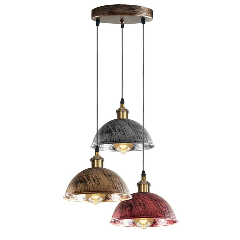 Dome Shape Hanging Light for Kitchen Island - Warm Romantic Atmosphere Lighting