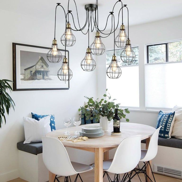 Waterproof Indoor Pendant Lights - IP65 Rated, E27 Bulb Compatible, 110-240v Voltage