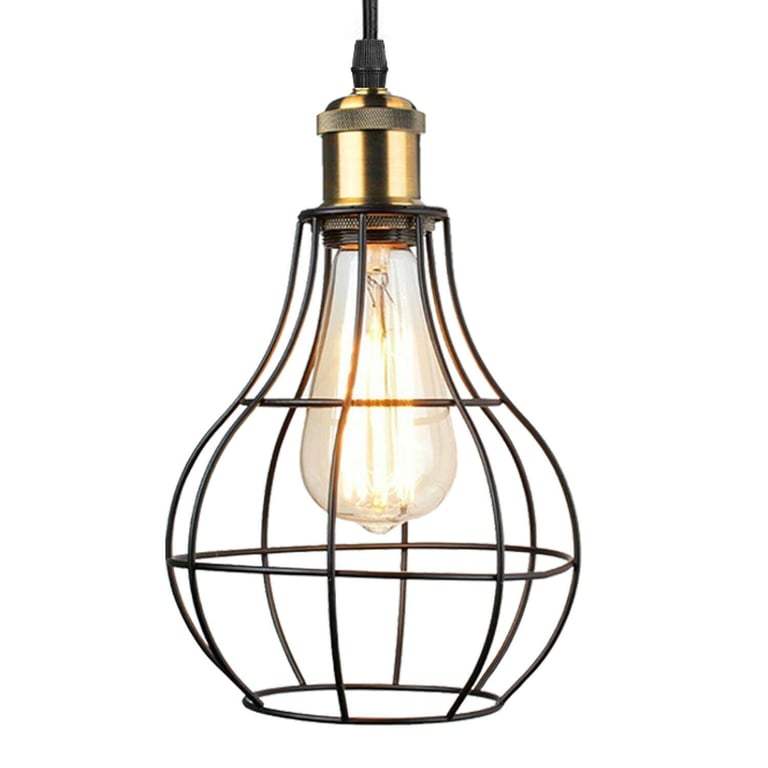 Waterproof Indoor Pendant Lights - IP65 Rated, E27 Bulb Compatible, 110-240v Voltage