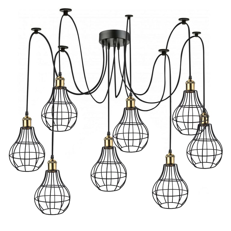 Waterproof Indoor Pendant Lights - IP65 Rated, E27 Bulb Compatible, 110-240v Voltage