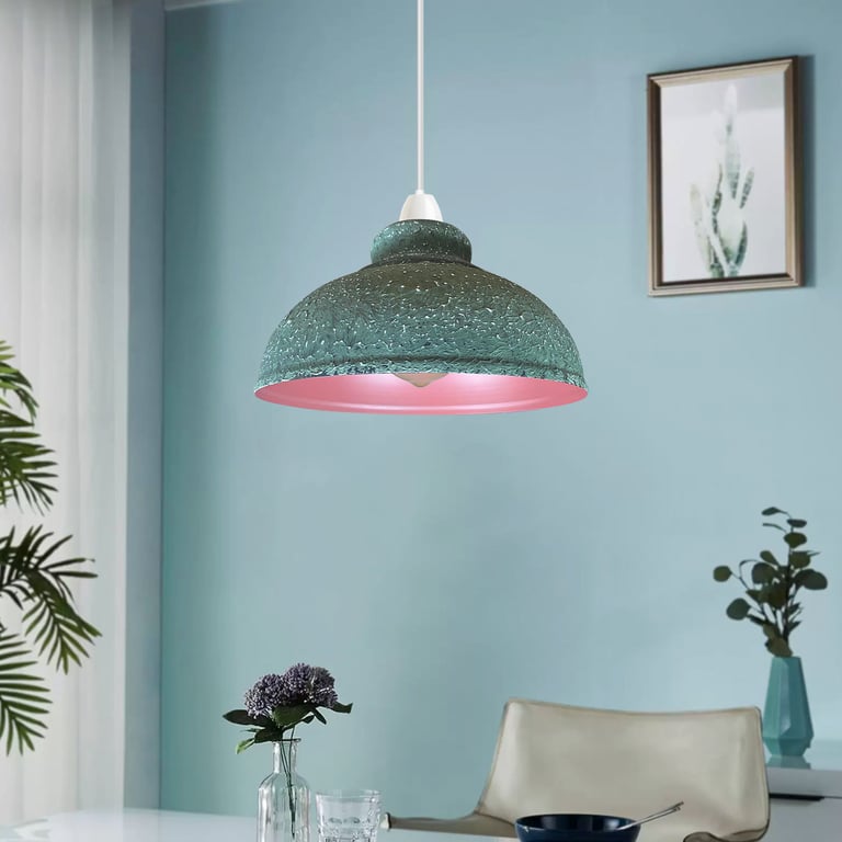 Vintage Industrial Retro Cama Loft Metal Ceiling Lamp Shade with E27 Bulb - Modern Vintage Lighting Solution