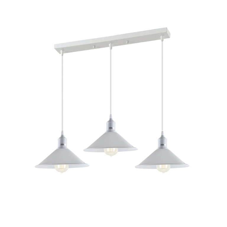 Retro Industrial 3-Way Hanging Ceiling Pendant Light - Warm Romantic Atmosphere Lighting Fixture