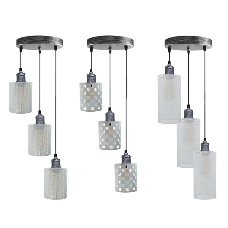 Vintage Metal Pendant Light - E27 Base for Warm Home Decor