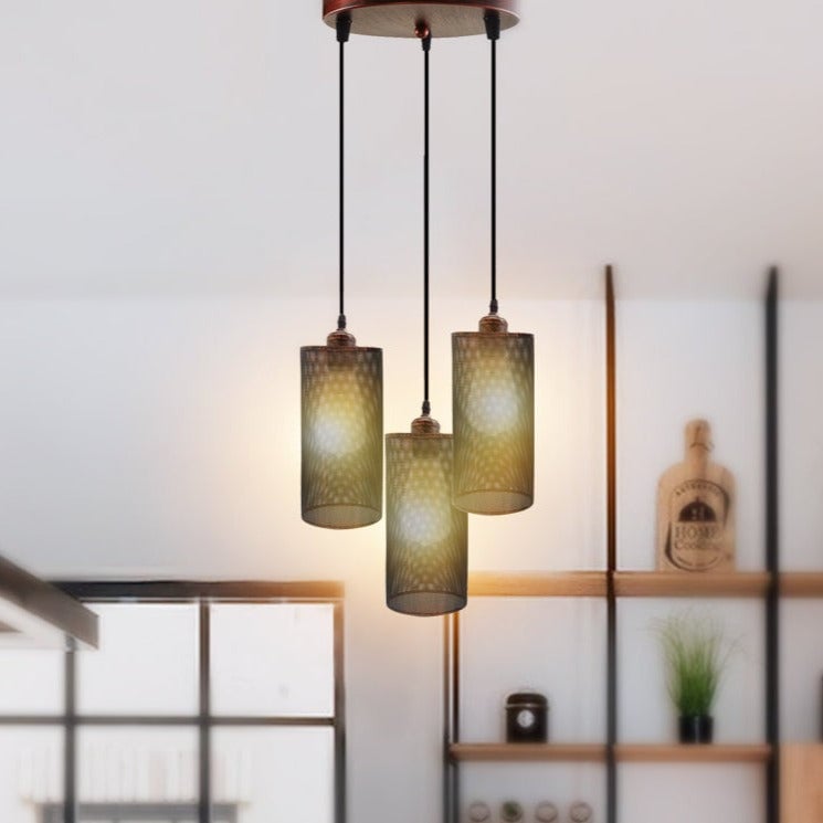 Retro 3 Way Dimmable E27 Holder Pendant Light - Vintage Modern Style Home Lighting Solution