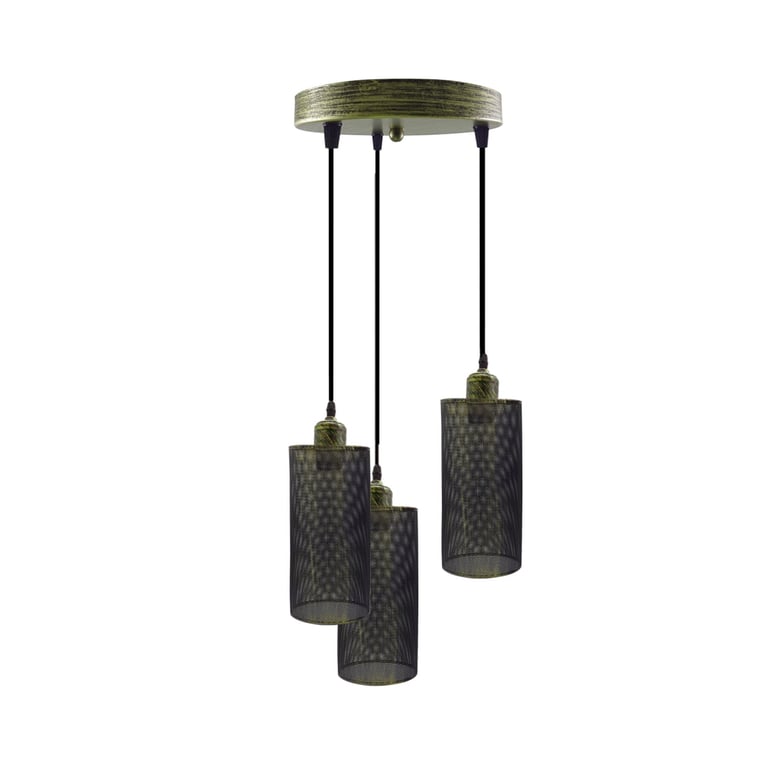 Retro 3 Way Dimmable E27 Holder Pendant Light - Vintage Modern Style Home Lighting Solution